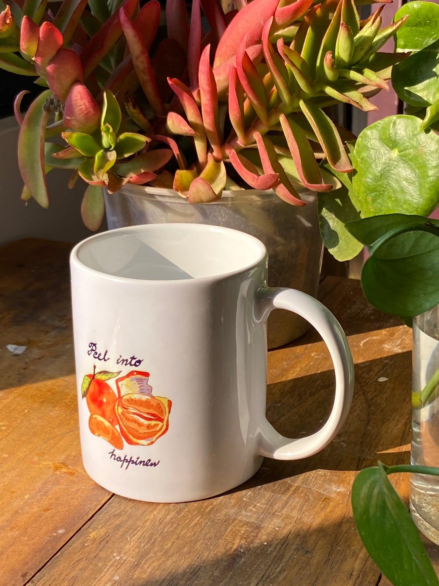 Timmy’s peel into Happiness mug
