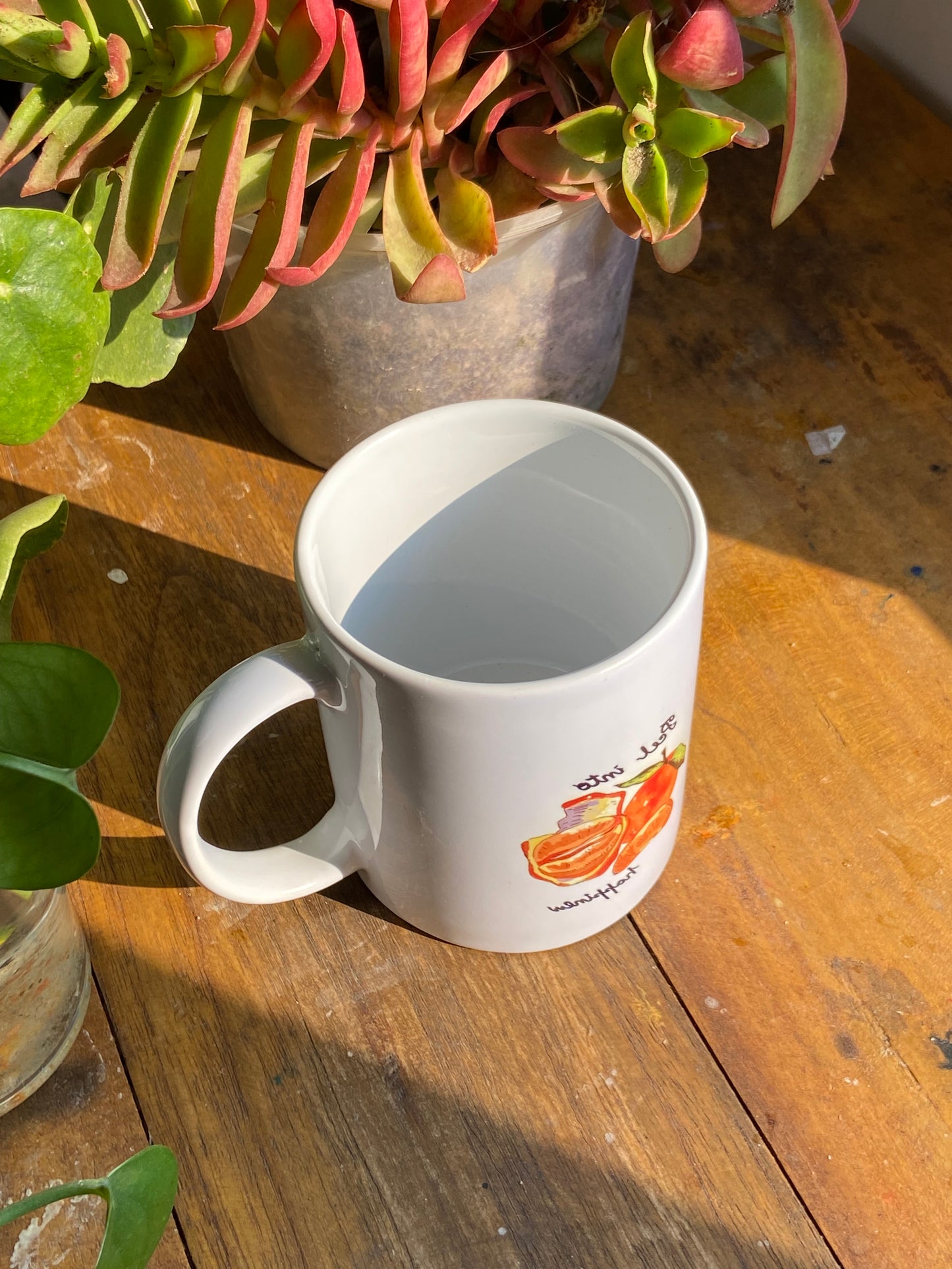 Timmy’s peel into Happiness mug