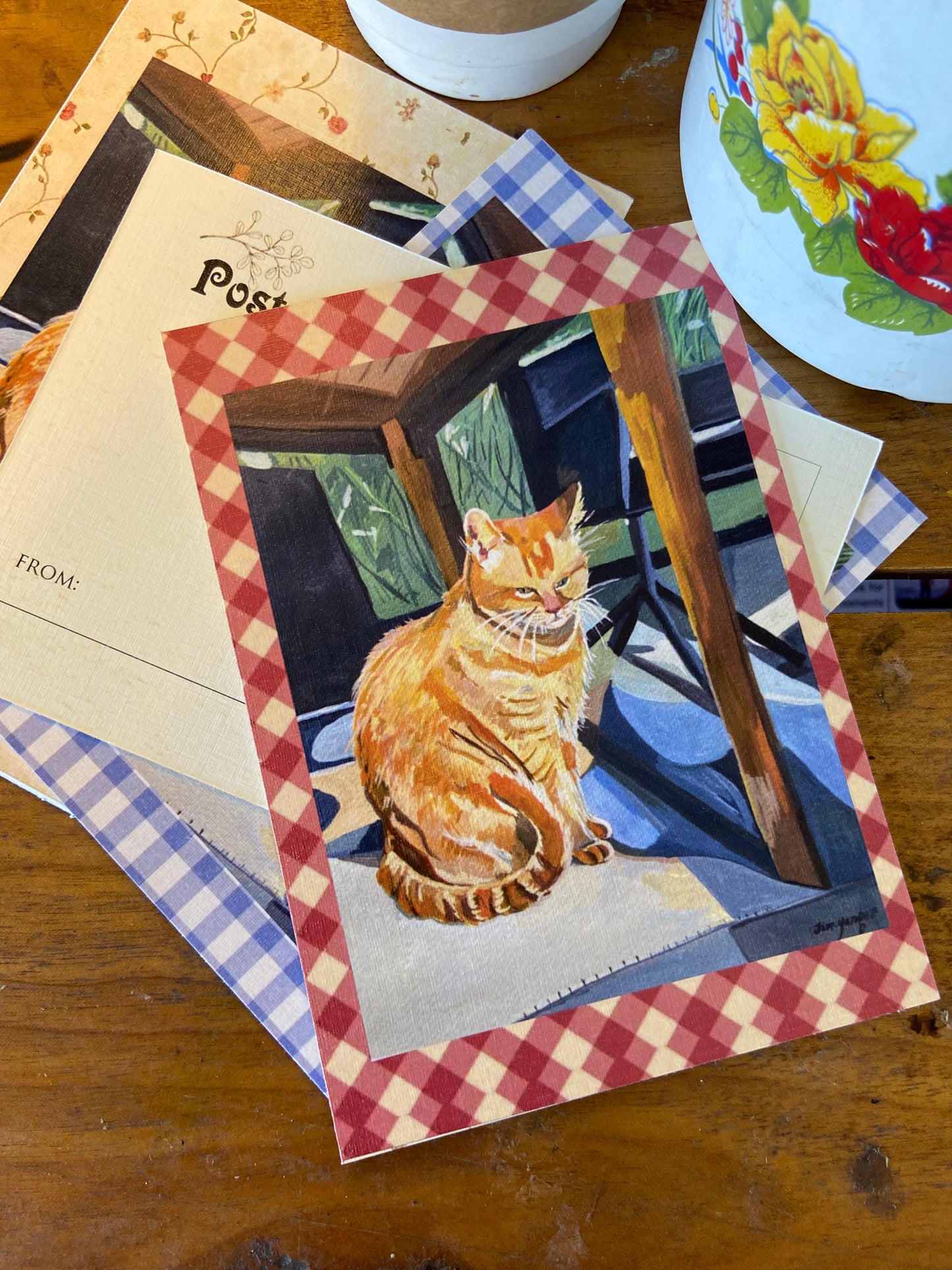 Biggie The cat postcards