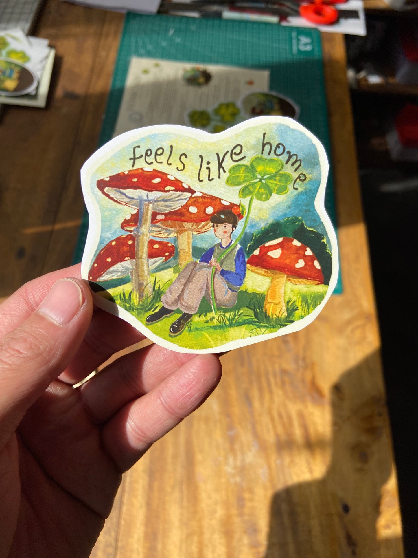 Keeper Orange boy sticker