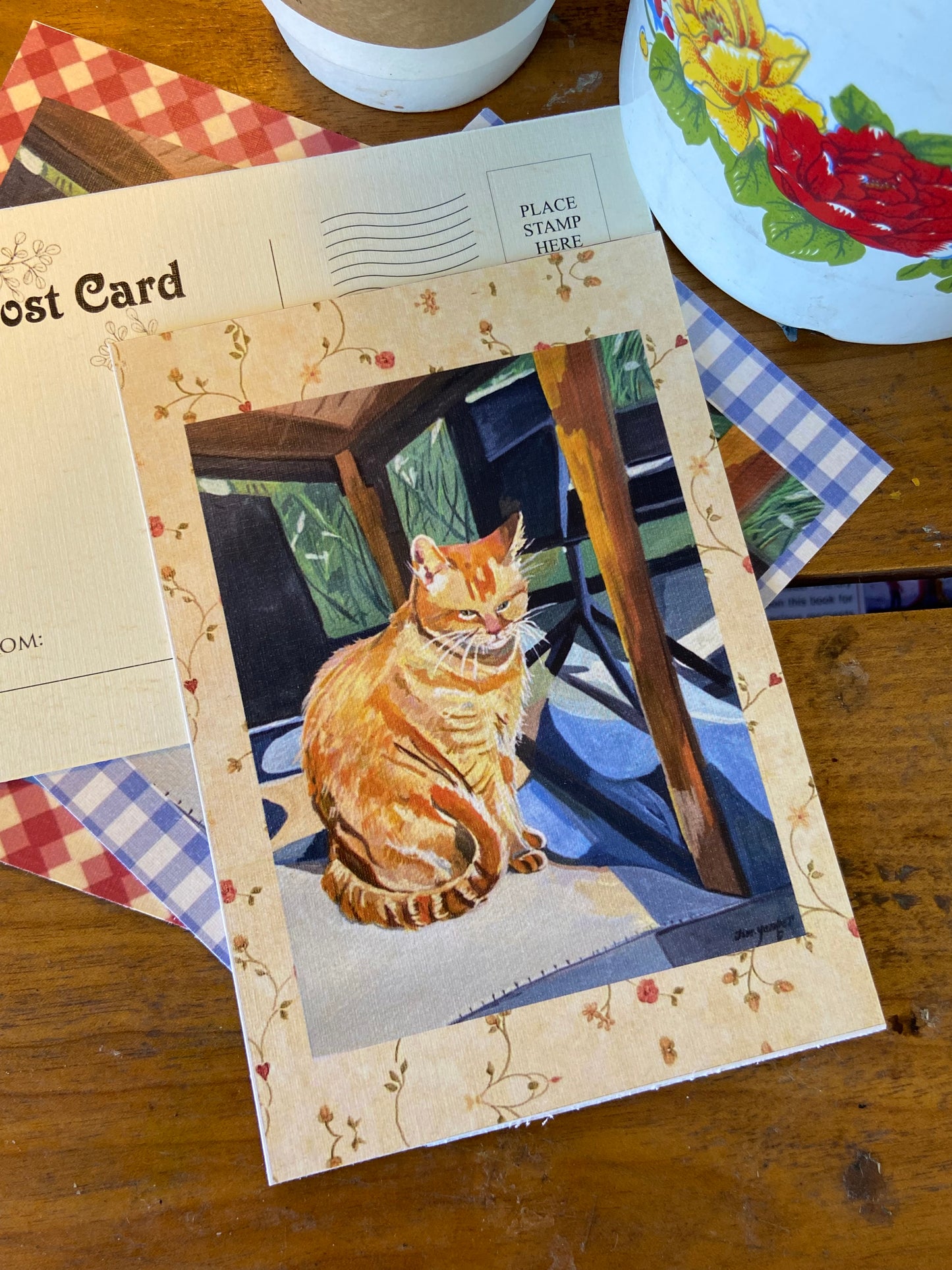 Biggie The cat postcards