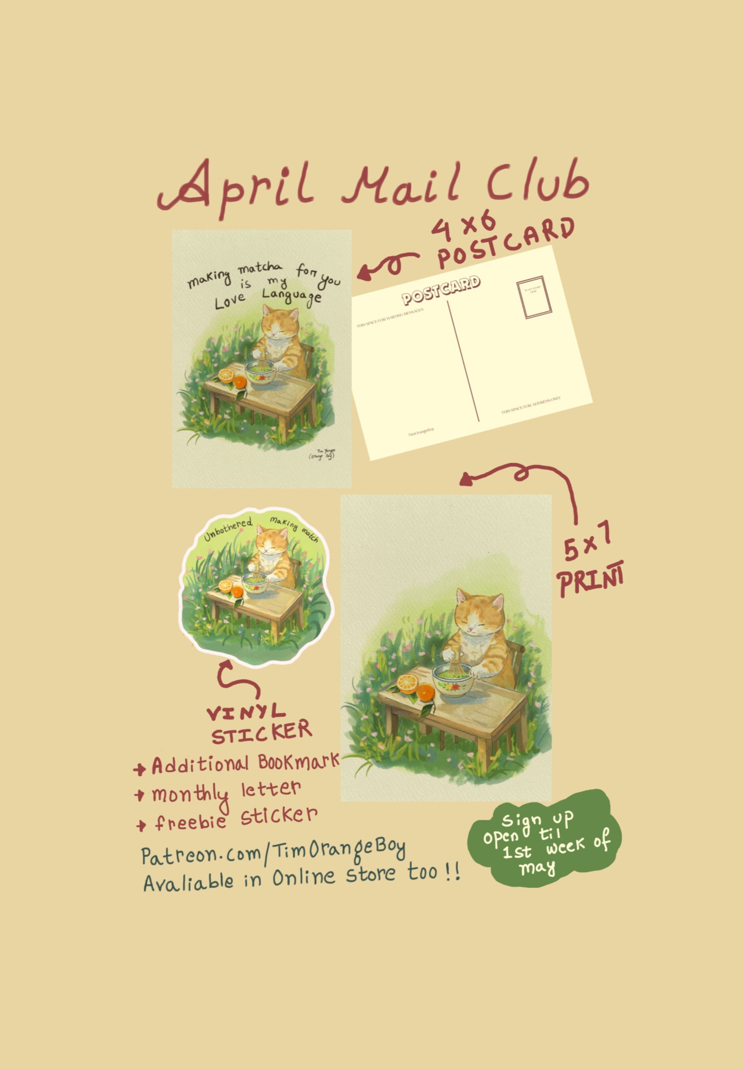 APRIL MONTH PRINT - Love language