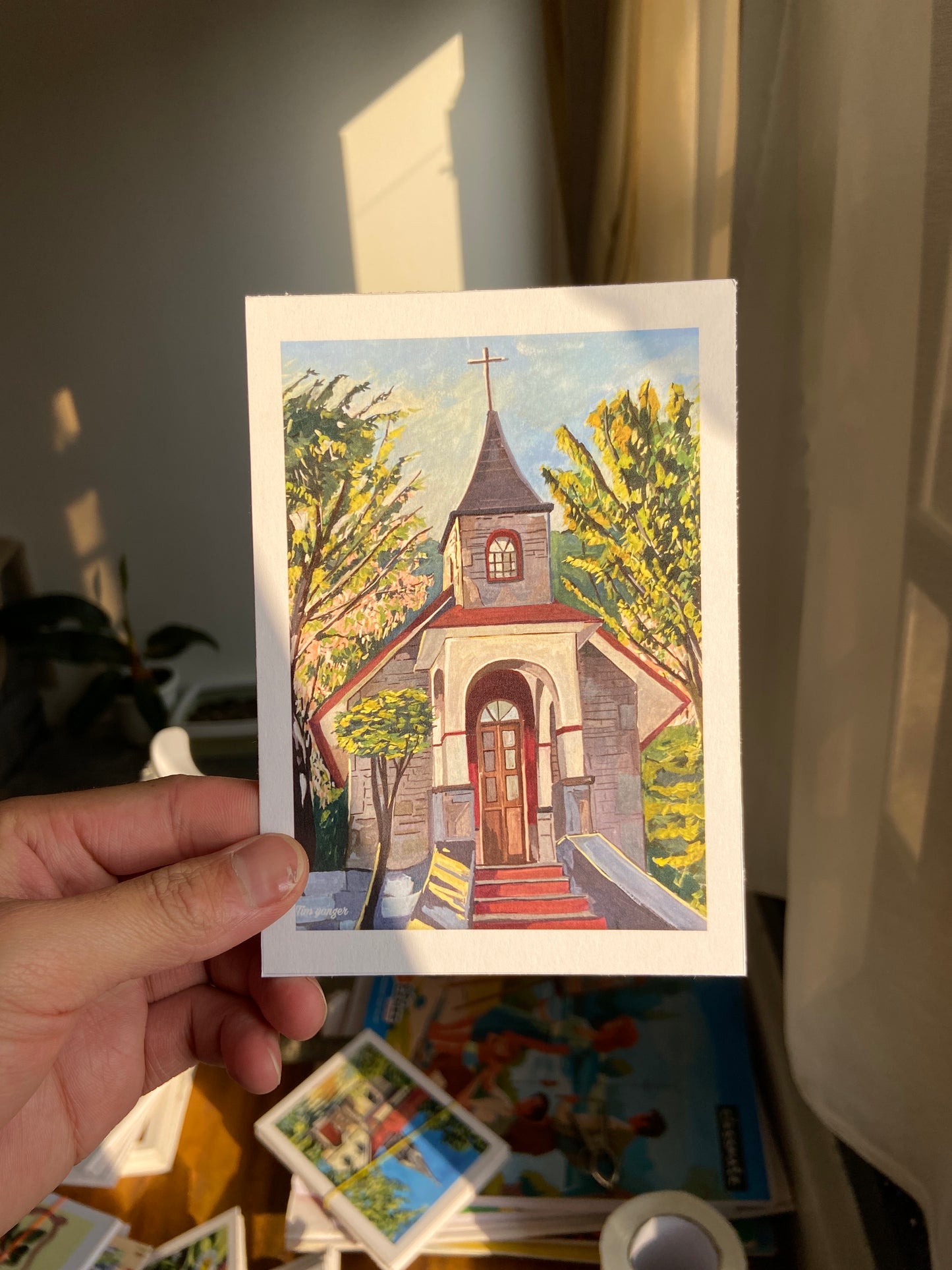 Church at Jakhama Nagaland Postcardss