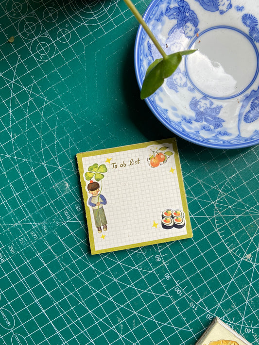 Orange boy & clover to do list