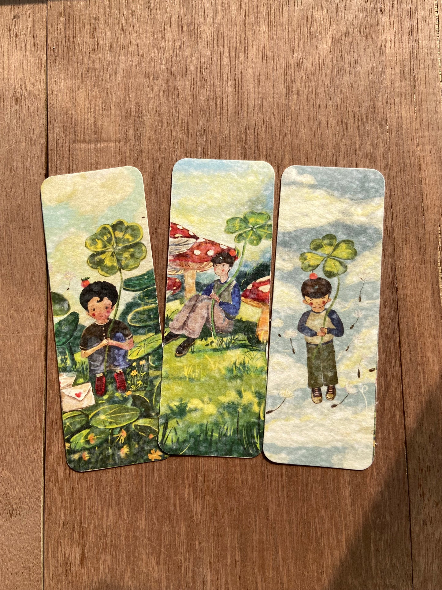 Orange boy bookmarks pack of 3