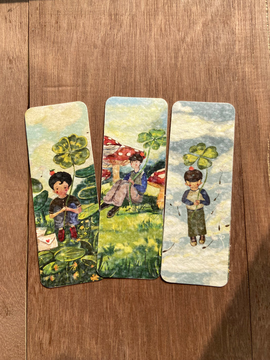 Orange boy bookmarks pack of 3