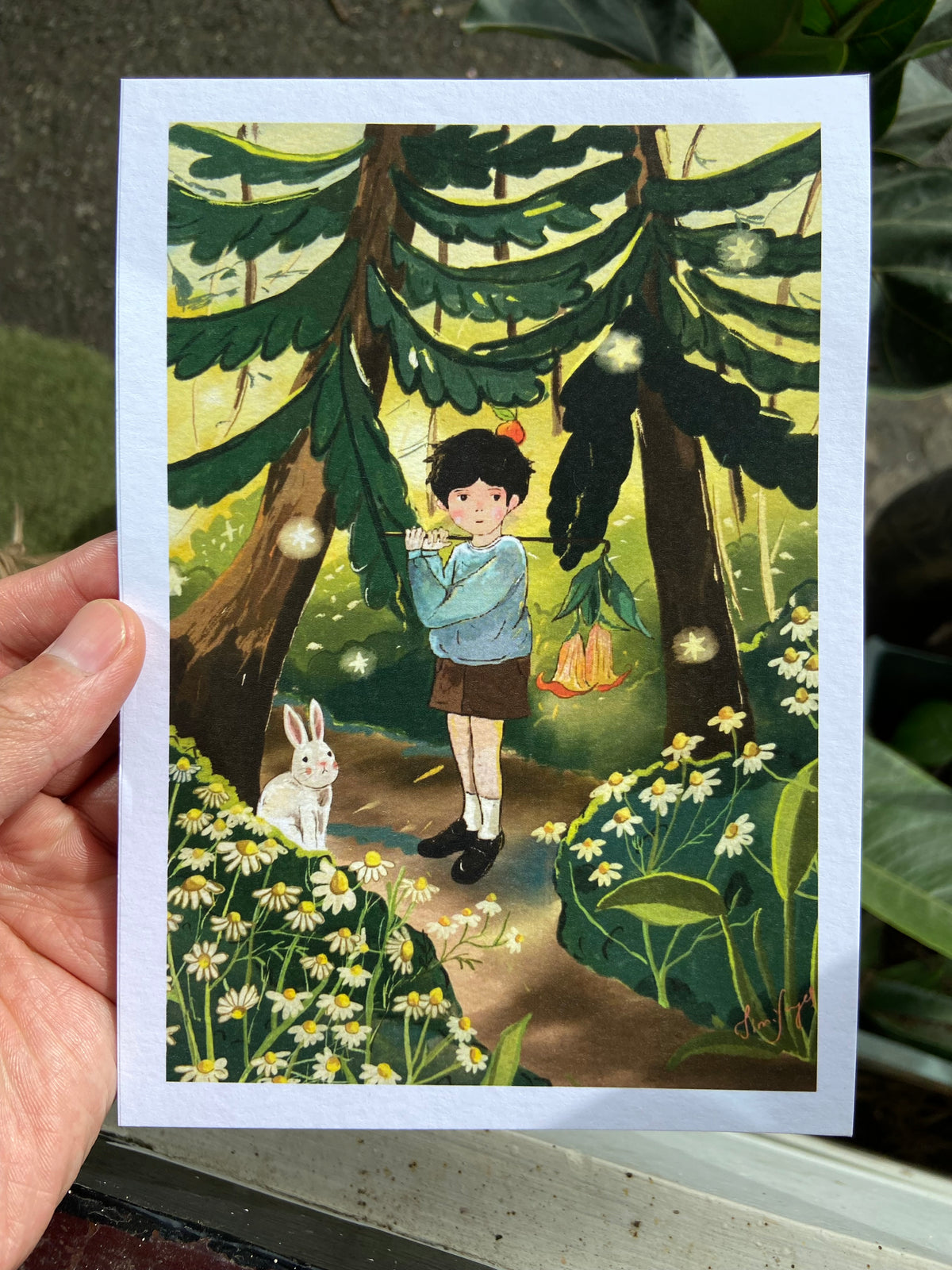 A whimsical Friend 5x7 print