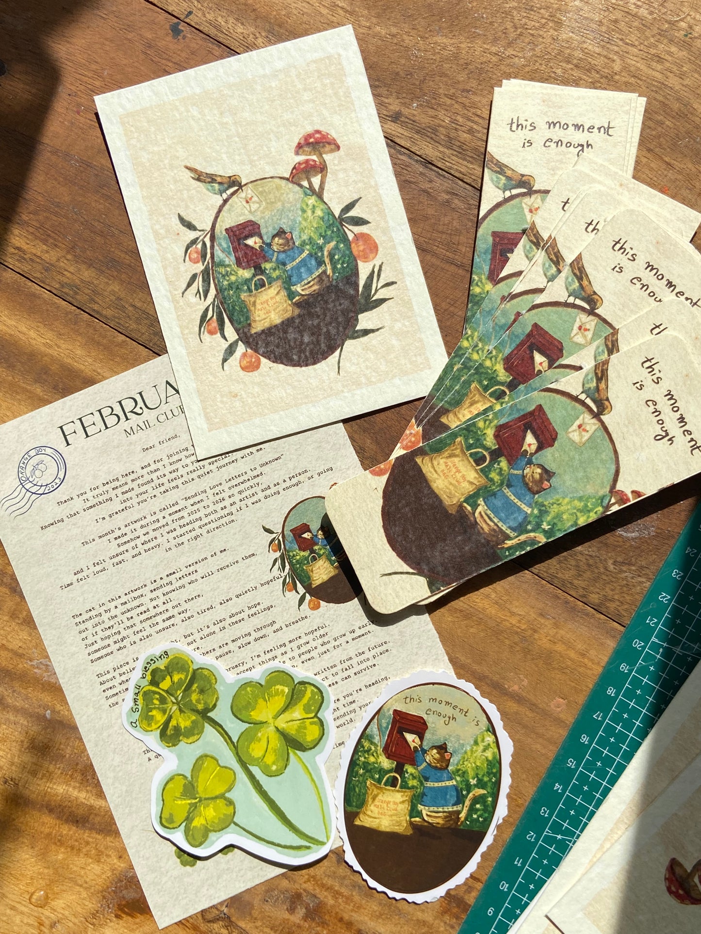 February Month Print  - letters to unknown