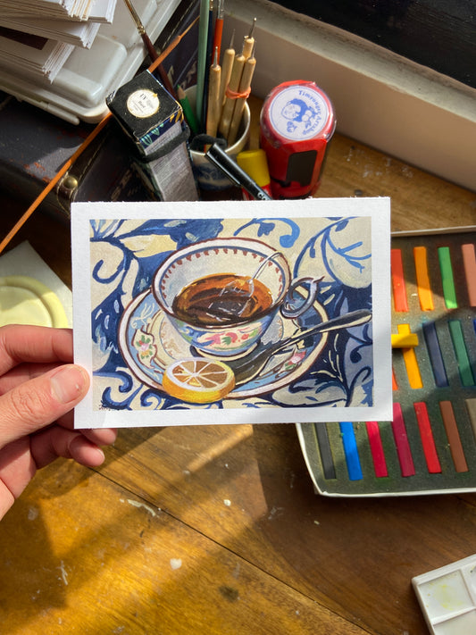 Cup of Lemon Tea Postcards