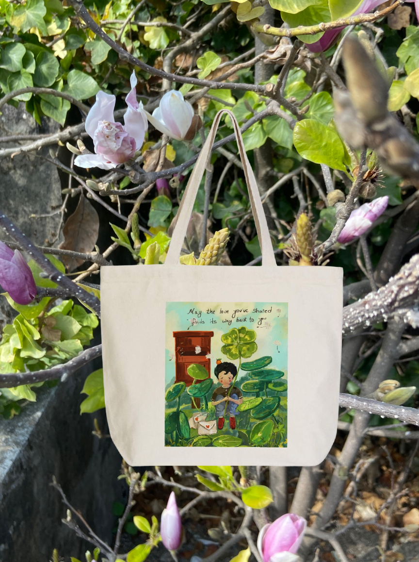 Pre order Wanderer Orange boy tote bag