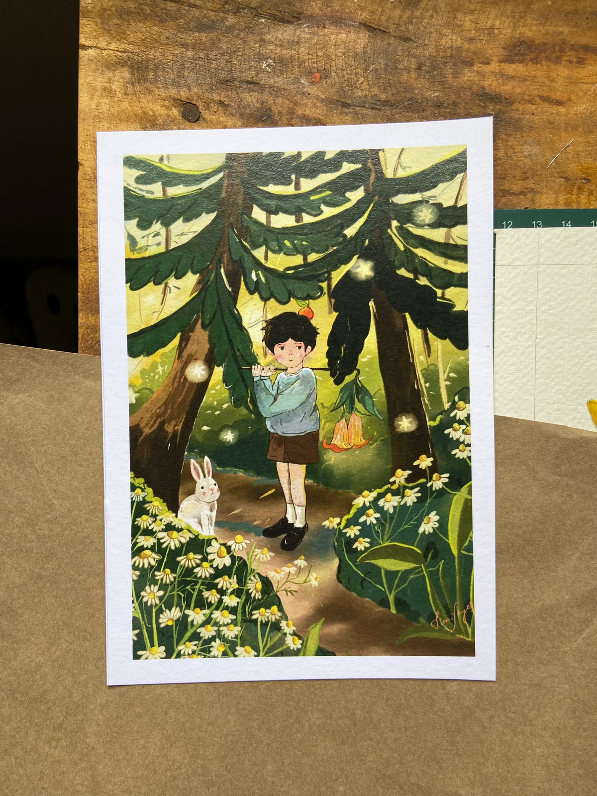 A whimsical Friend 5x7 print
