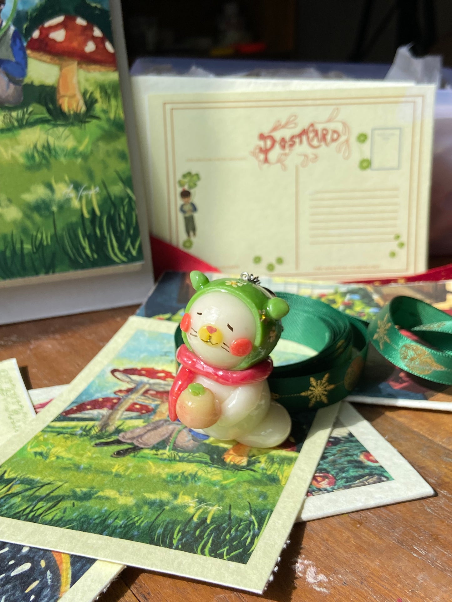 Mrs Orange Holiday keychain