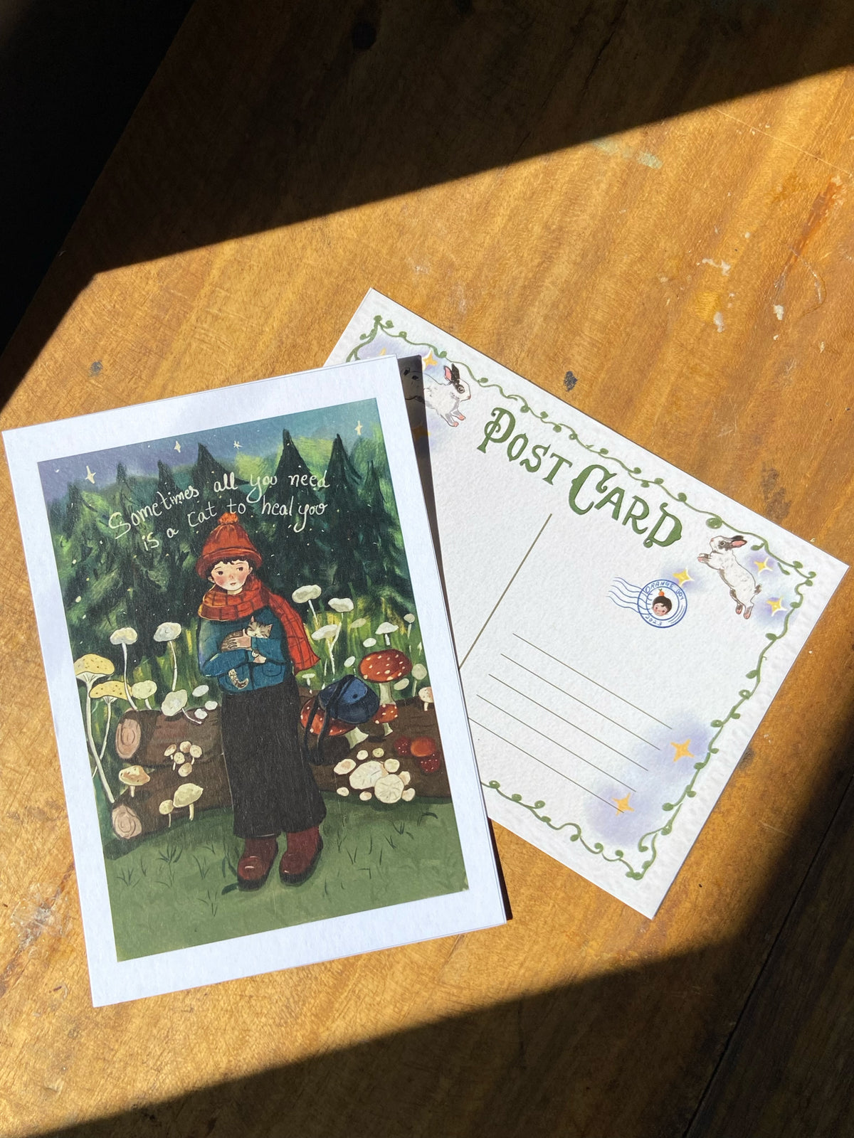 Orange boy Holiday postcard bundle