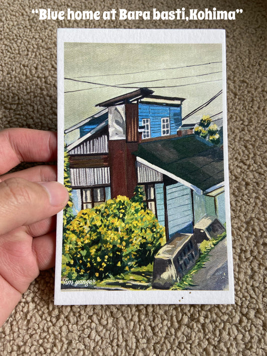 Blue house In bara basti Kohima