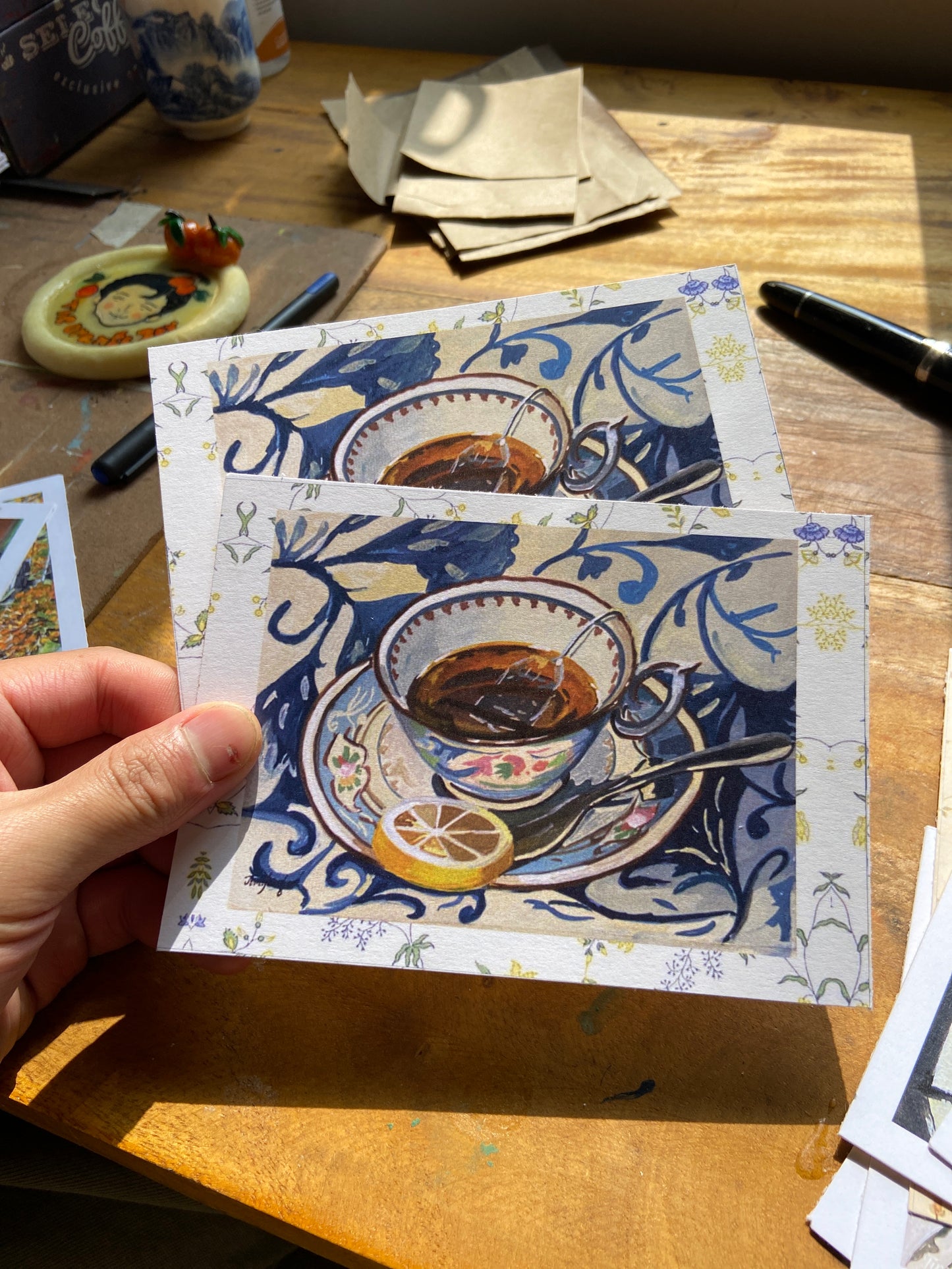 Cup of Lemon Tea Postcards