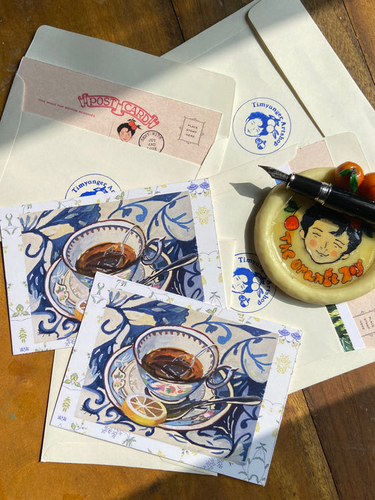 Cup of Lemon Tea Postcards