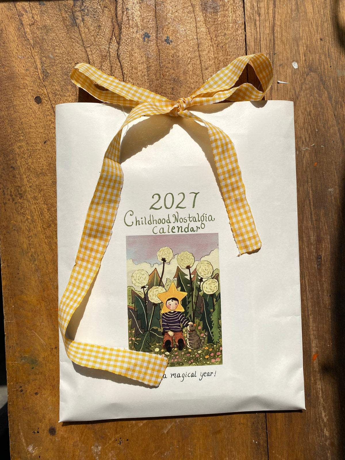 2027 childhood nostalgia table calendar Pre order
