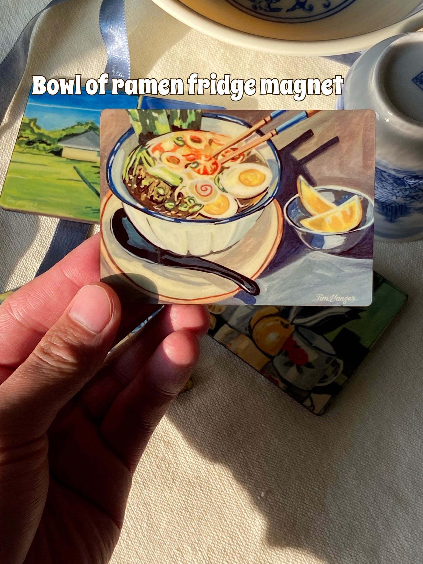 Bowl of Ramen fridge magnets