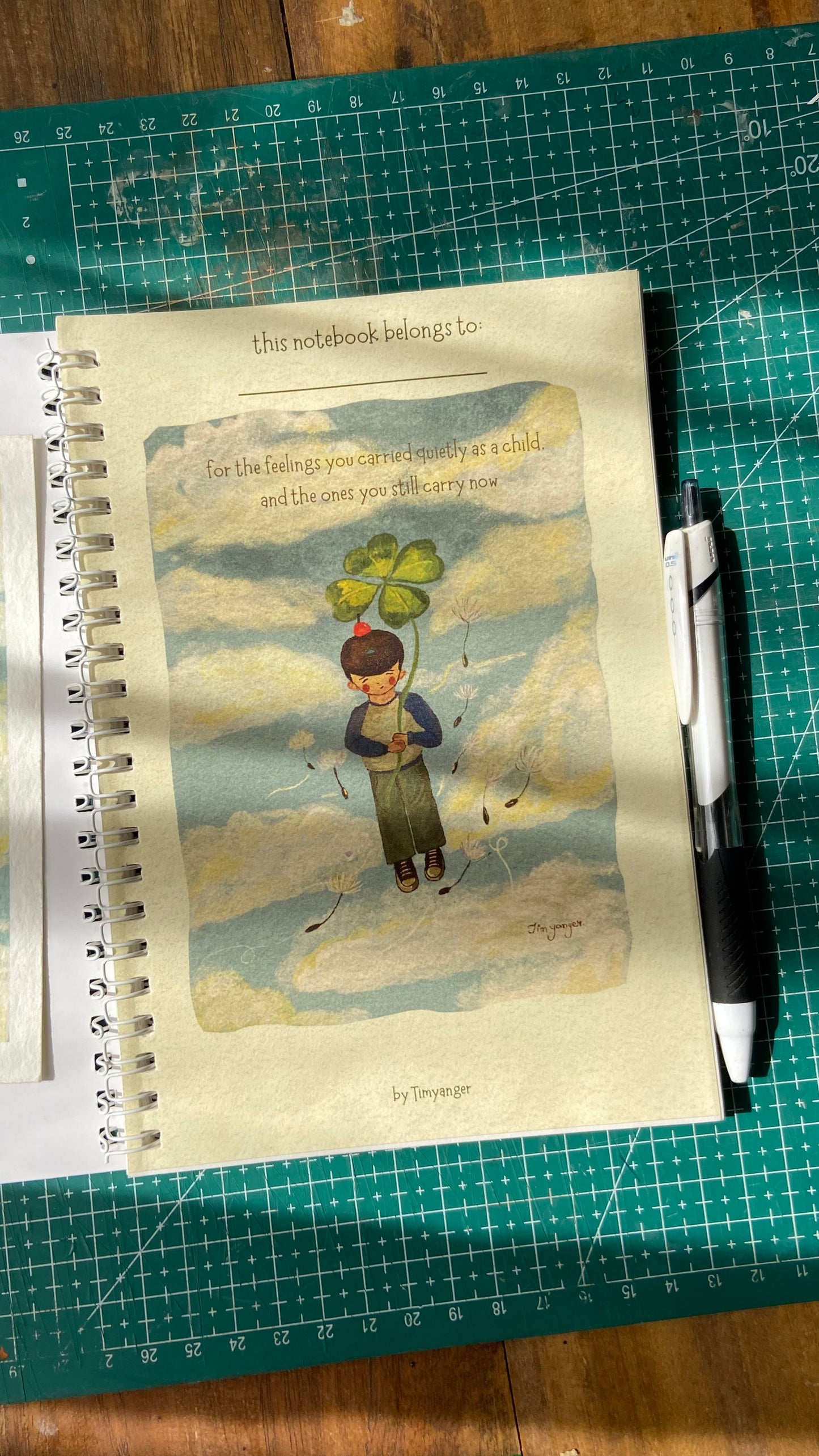 Little Orange boy notebook