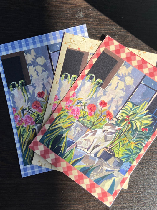 Echiro hometown Cat Postcards