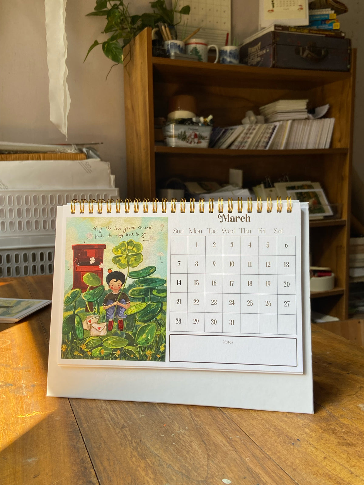 2027 childhood nostalgia table calendar Pre order