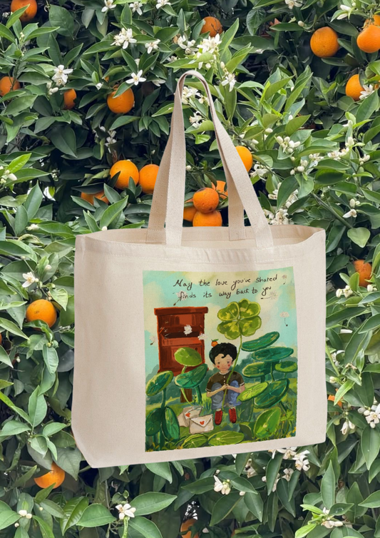 Pre order Wanderer Orange boy tote bag