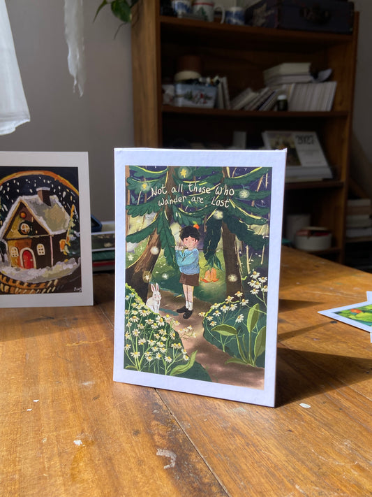 Whimsical friend Greeting card