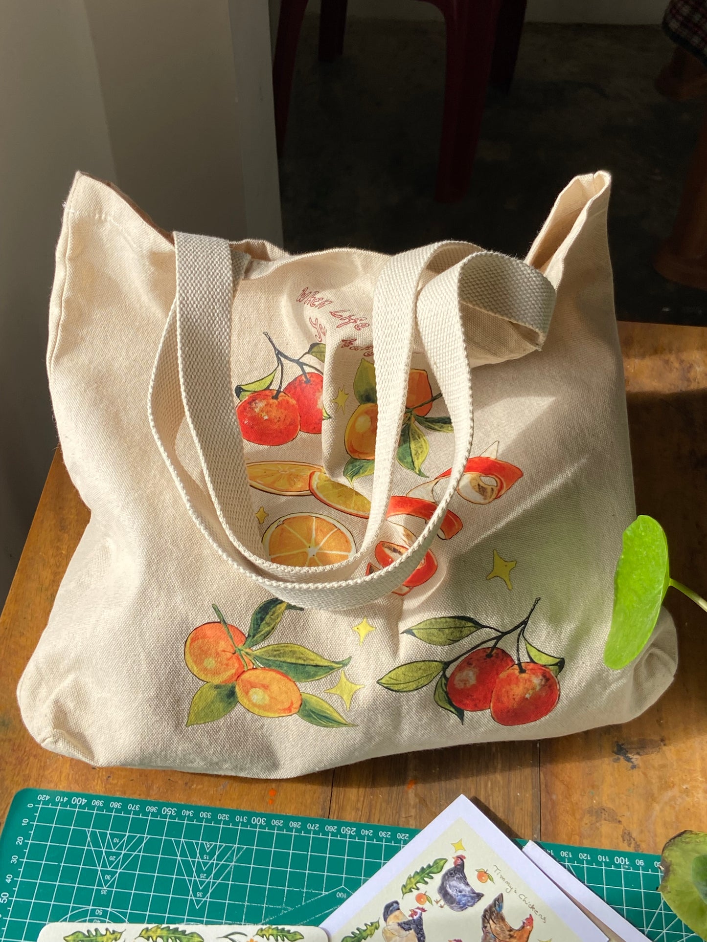 The orange boy Tote bag