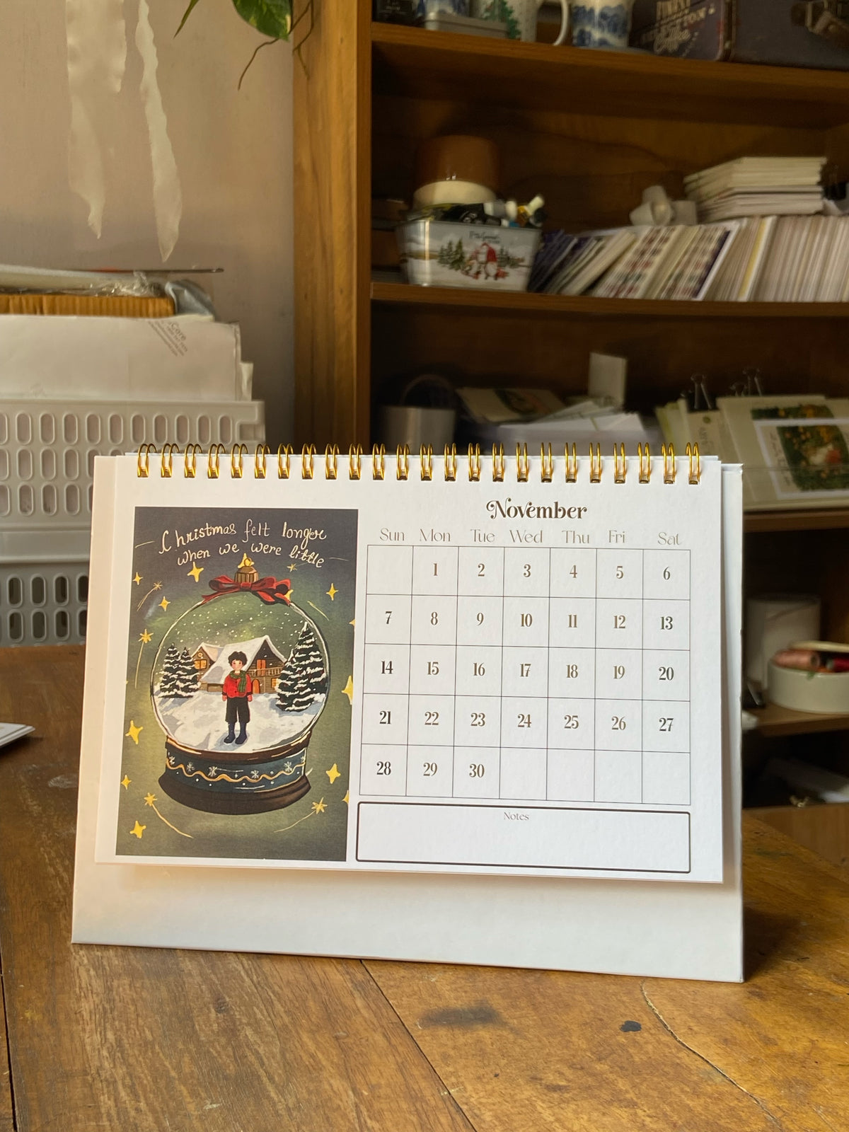 2027 childhood nostalgia table calendar Pre order