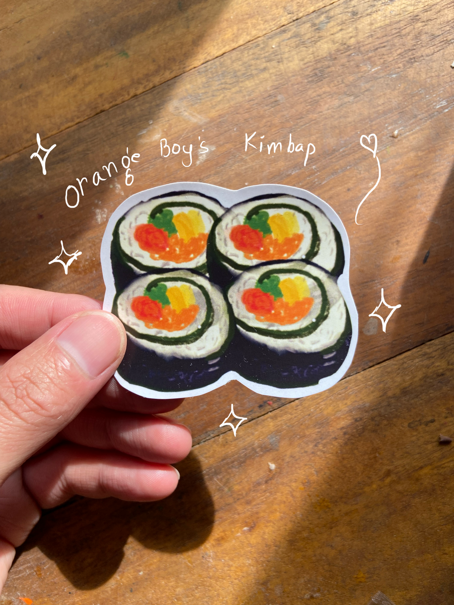 Orange boy sticker pack