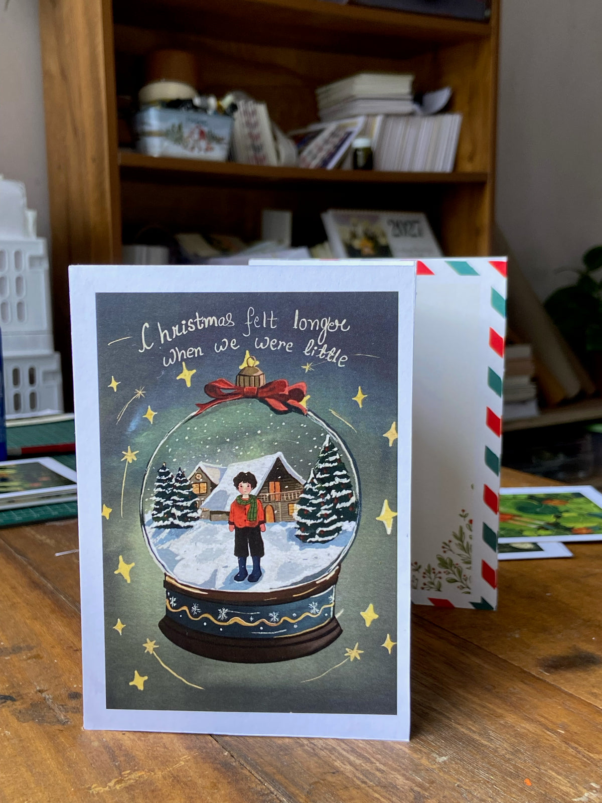 Christmas wish greeting card