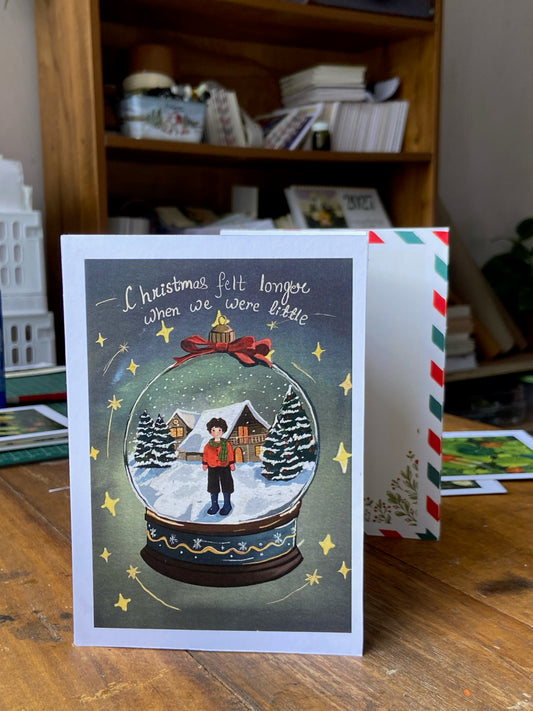 Christmas wish greeting card