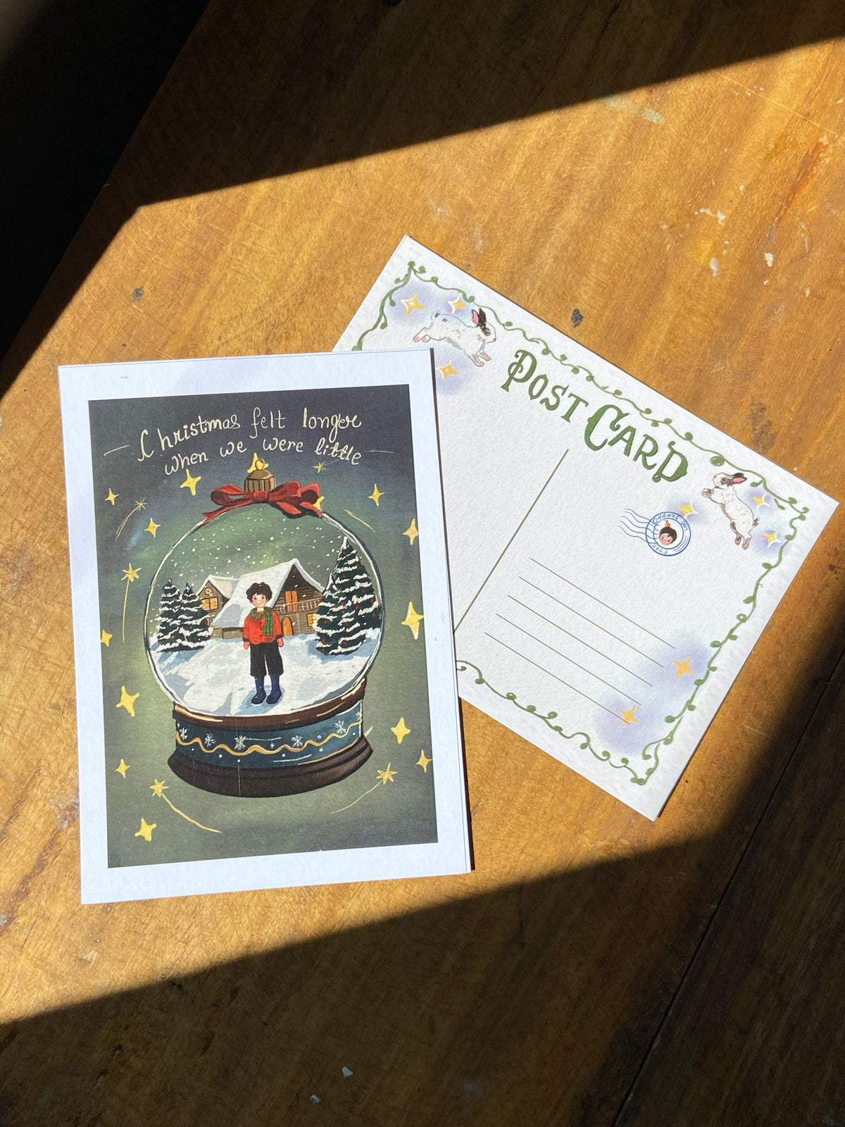 Orange boy Holiday postcard bundle