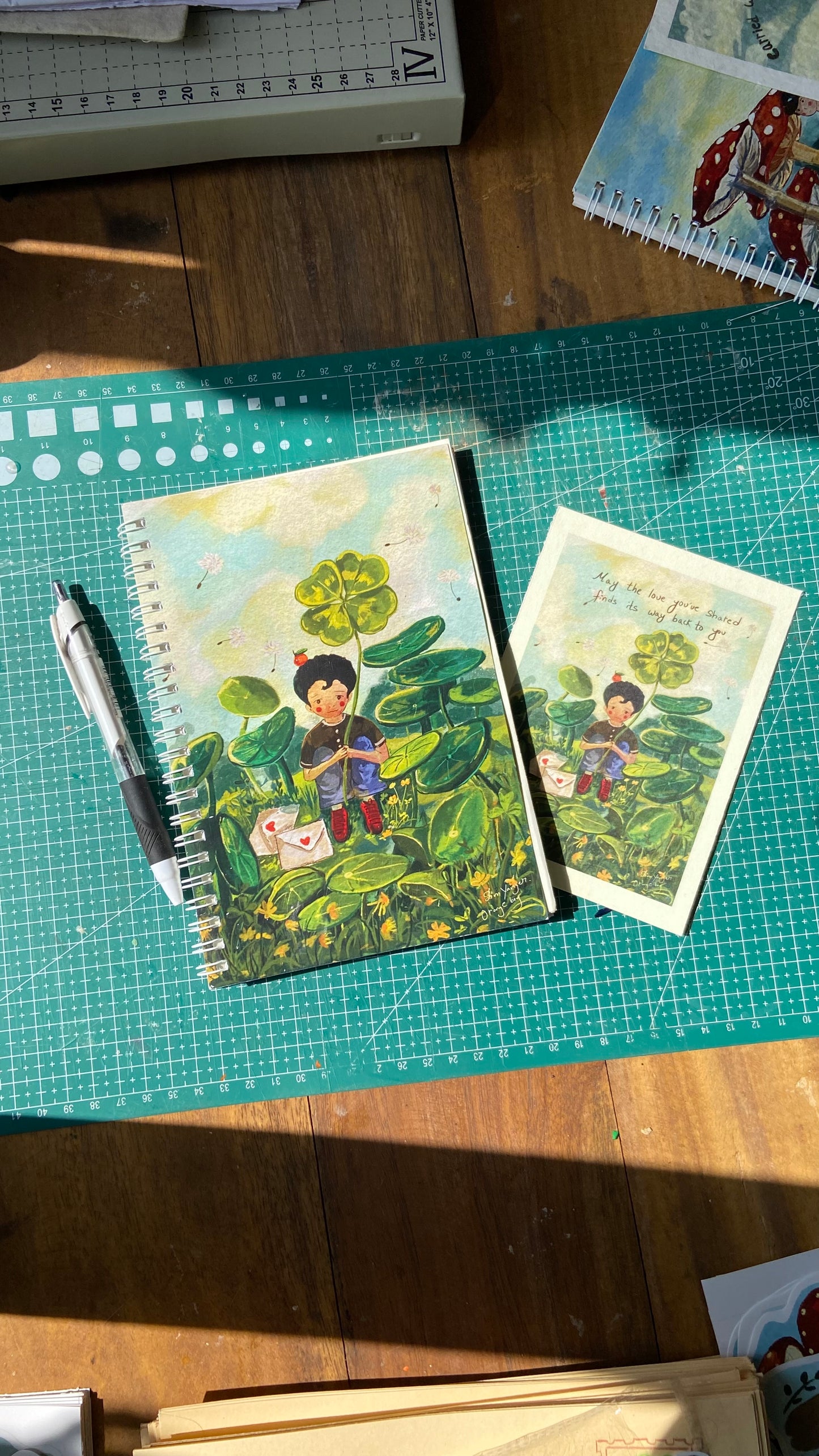 Wanderer Orange boy notebook