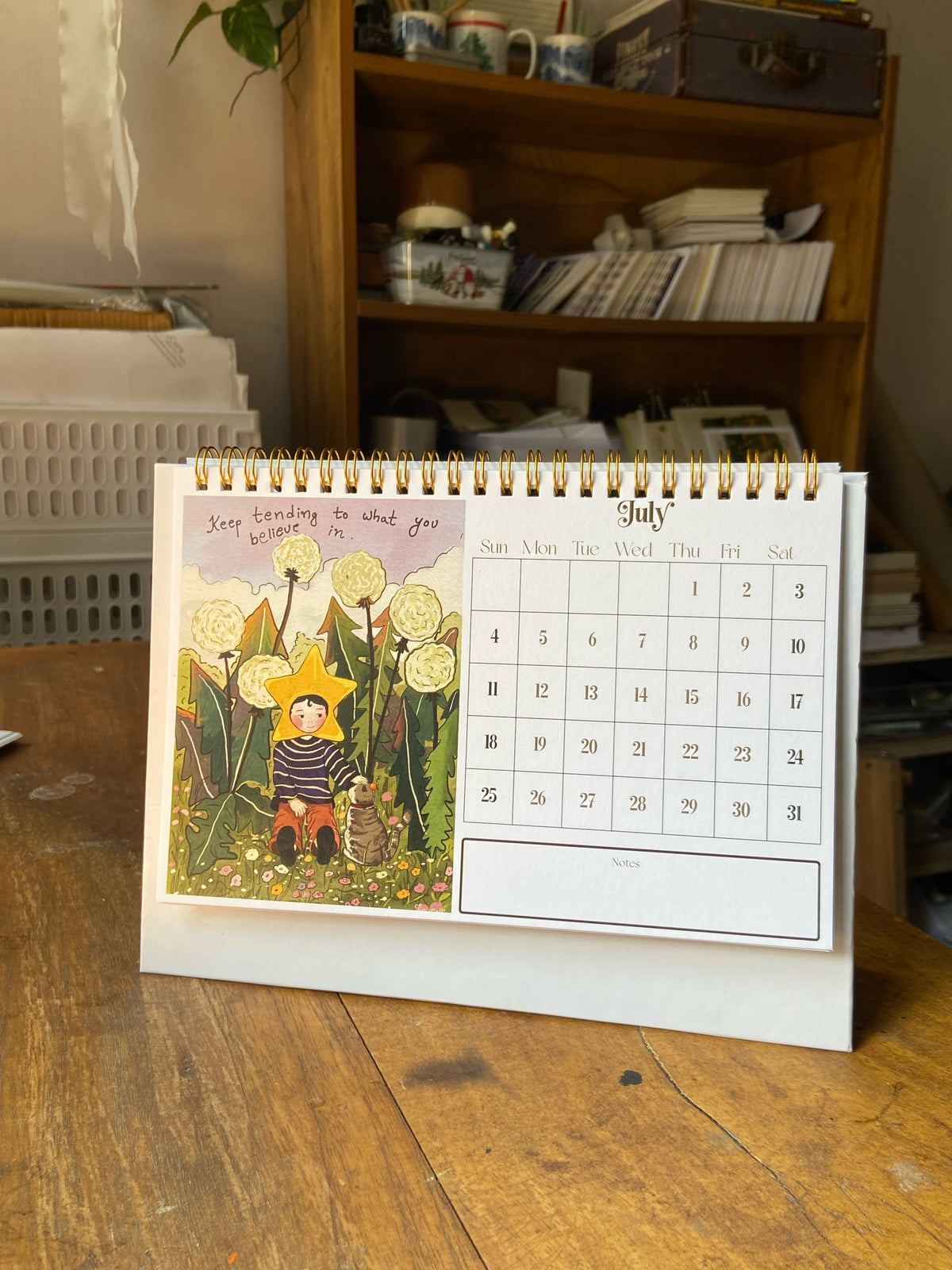2027 childhood nostalgia table calendar Pre order