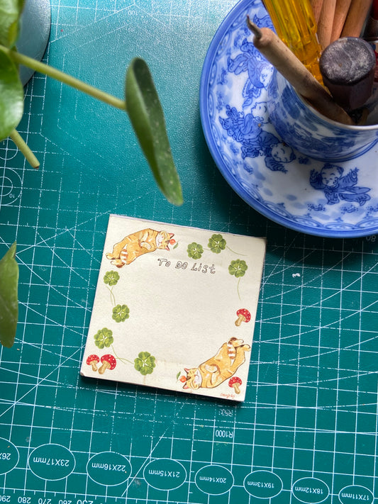 Fall to do list notepad