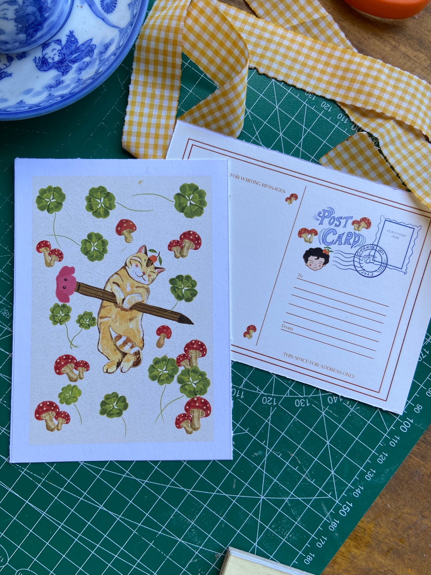 Ichiro fall postcard