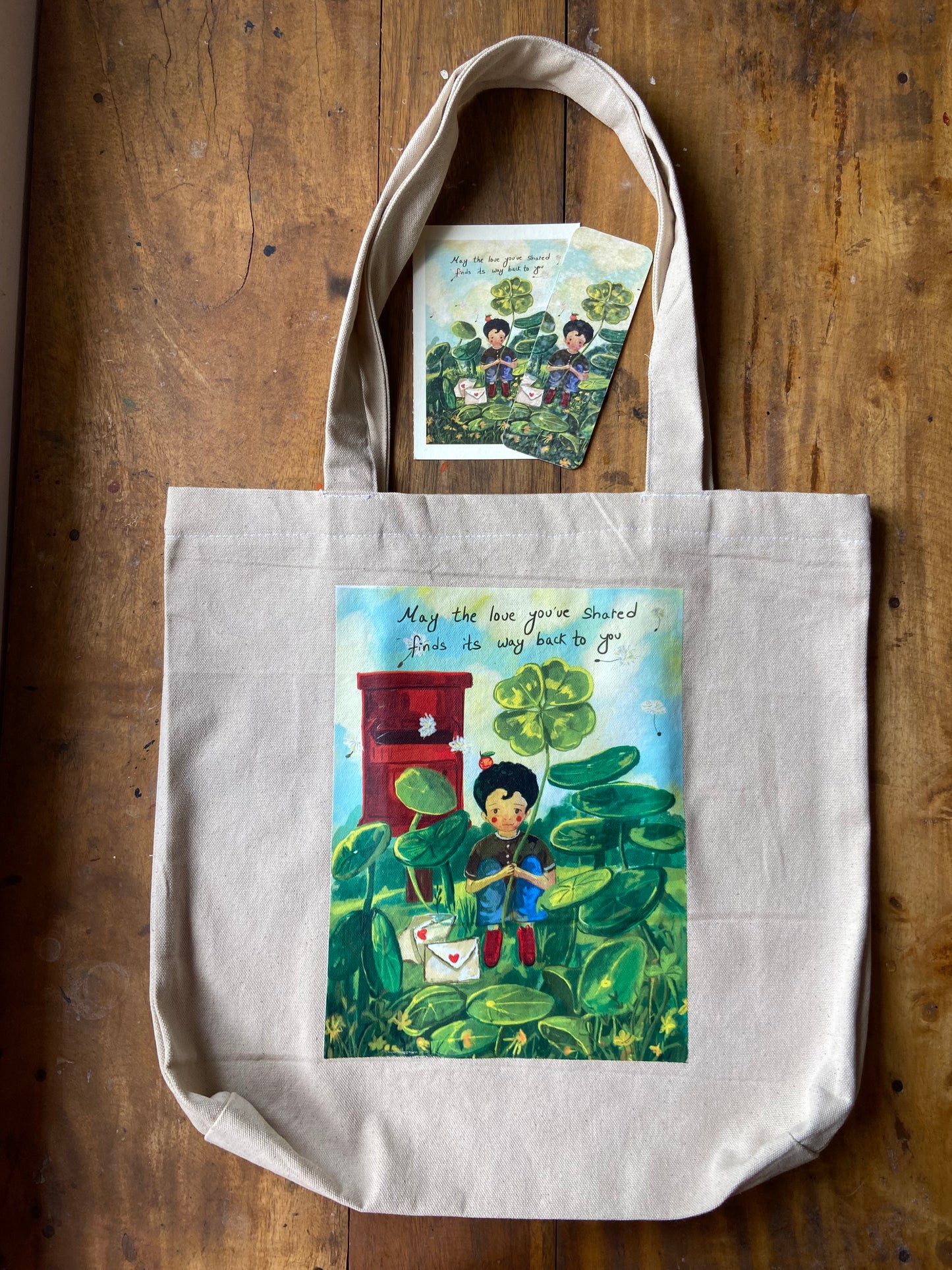 Pre order Wanderer Orange boy tote bag
