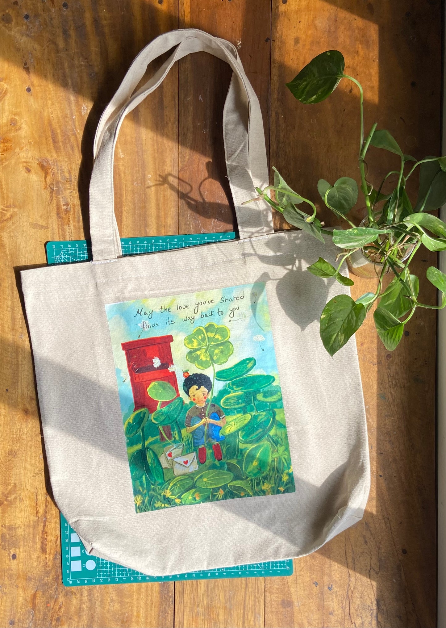 Pre order Wanderer Orange boy tote bag