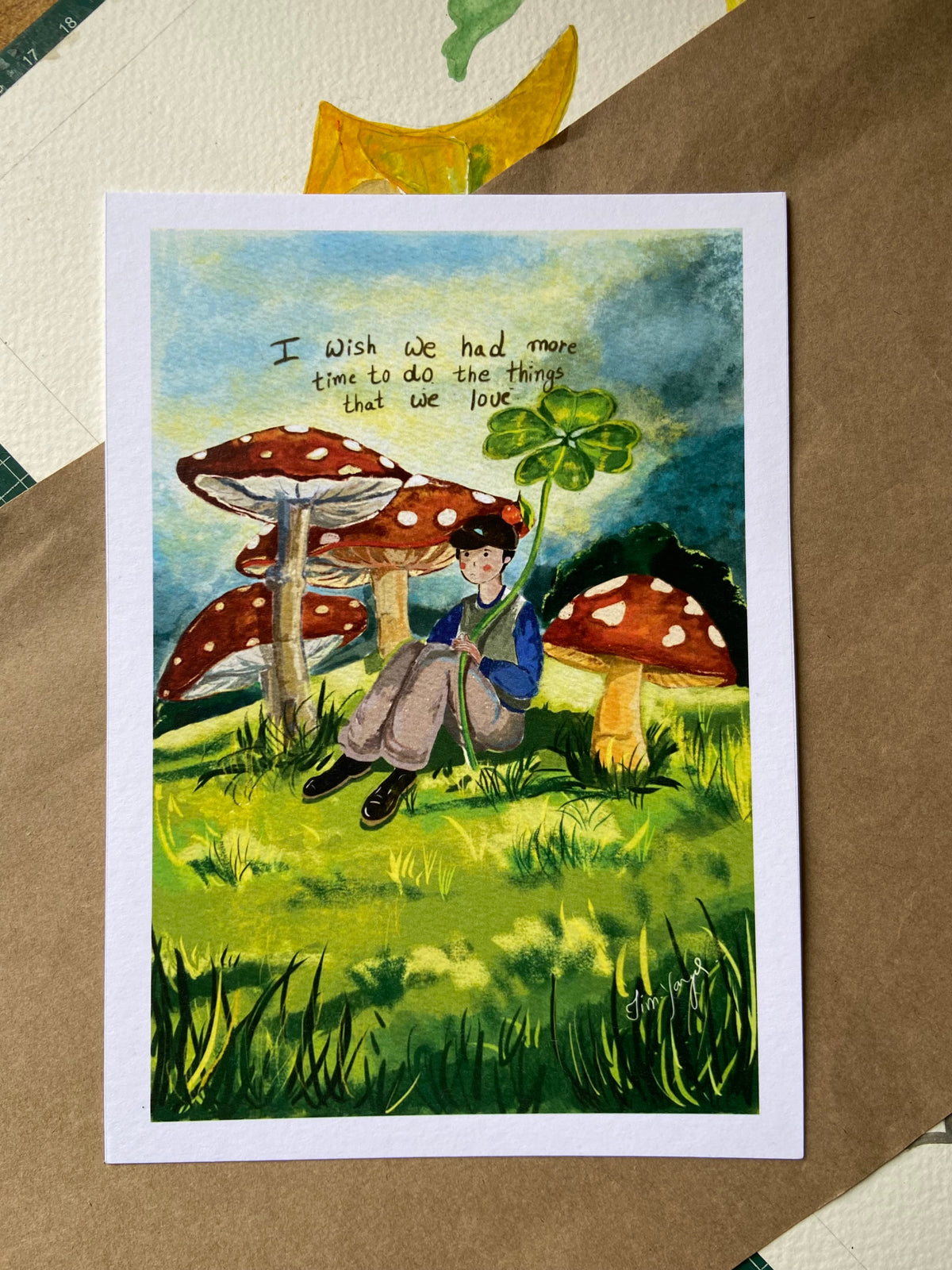 Wishing more time 5x7 print