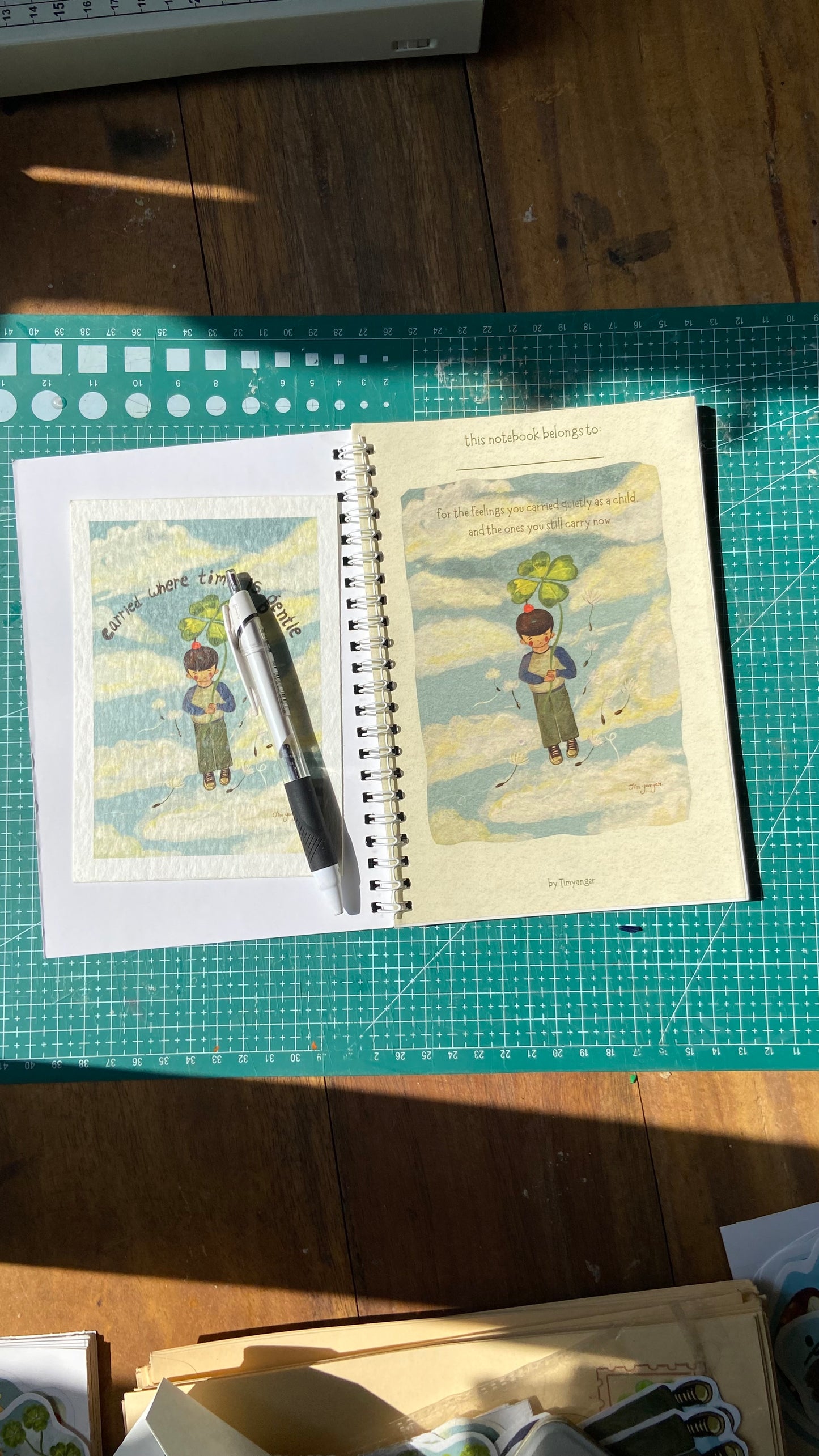 Little Orange boy notebook