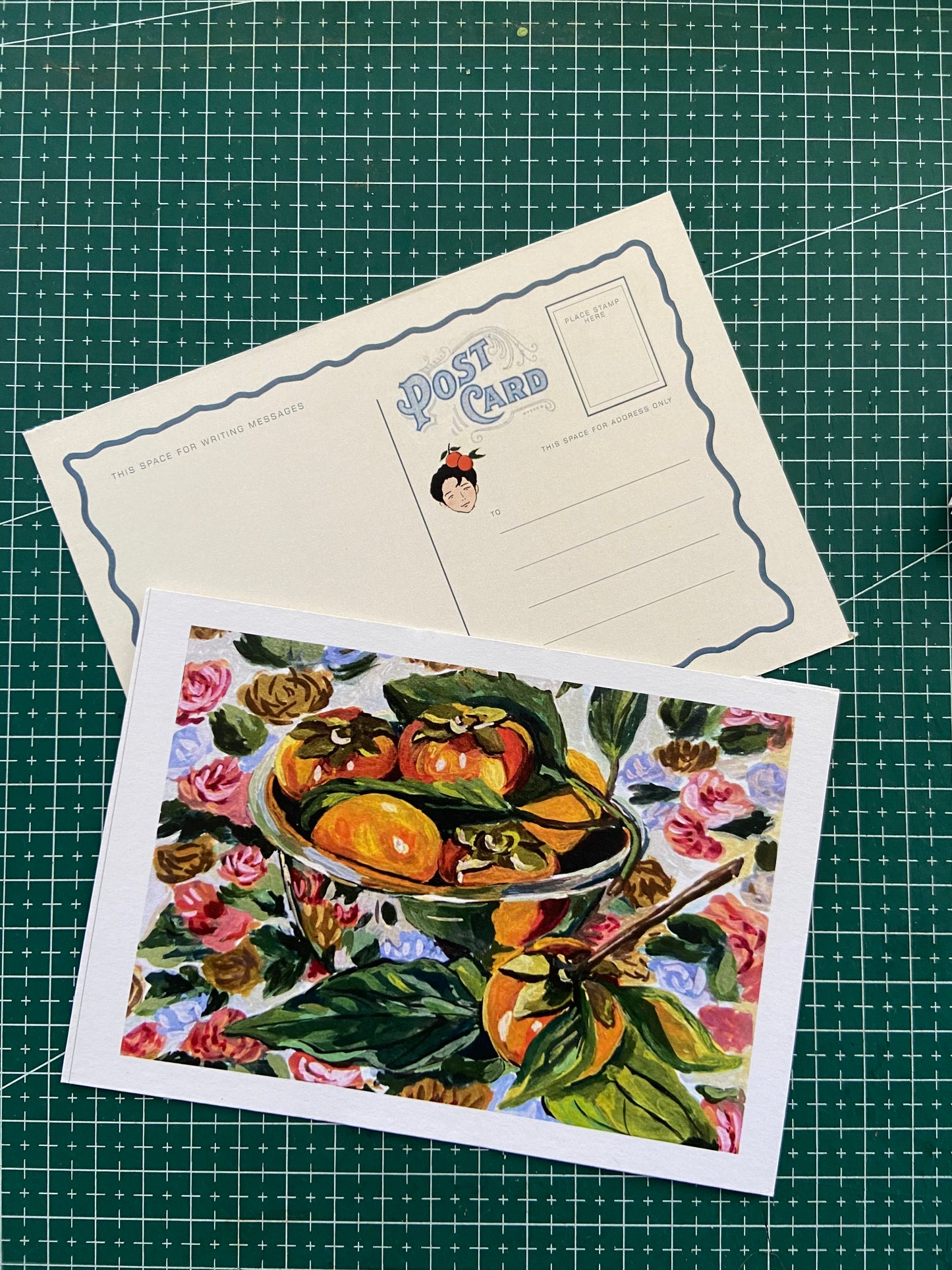 Bowl of Phek,Nagaland Persimmons Postcard