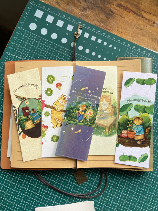 Lost cat Bookmark ( 5 bookmark )
