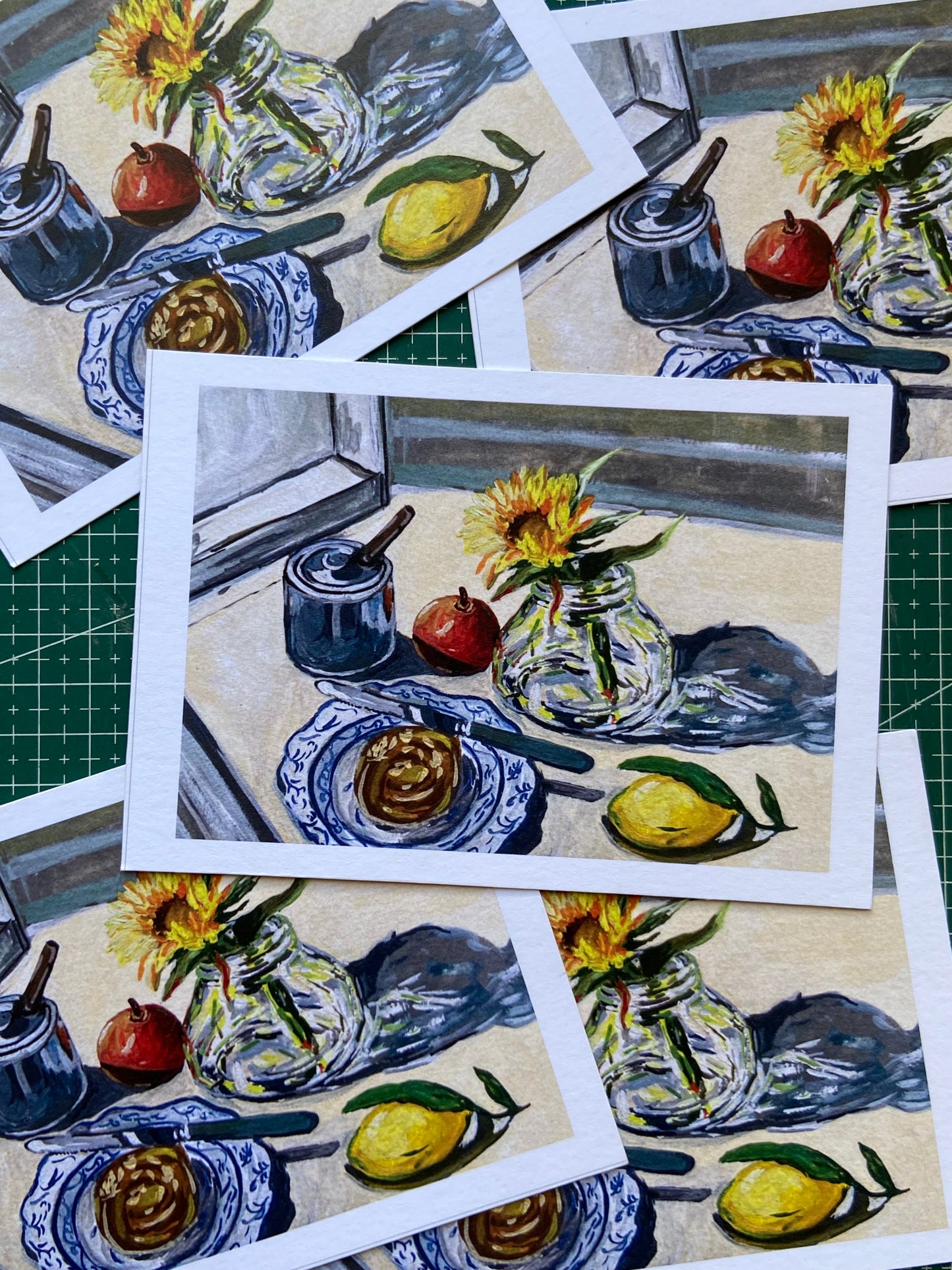 Morning sunlight & breakfast Postcard