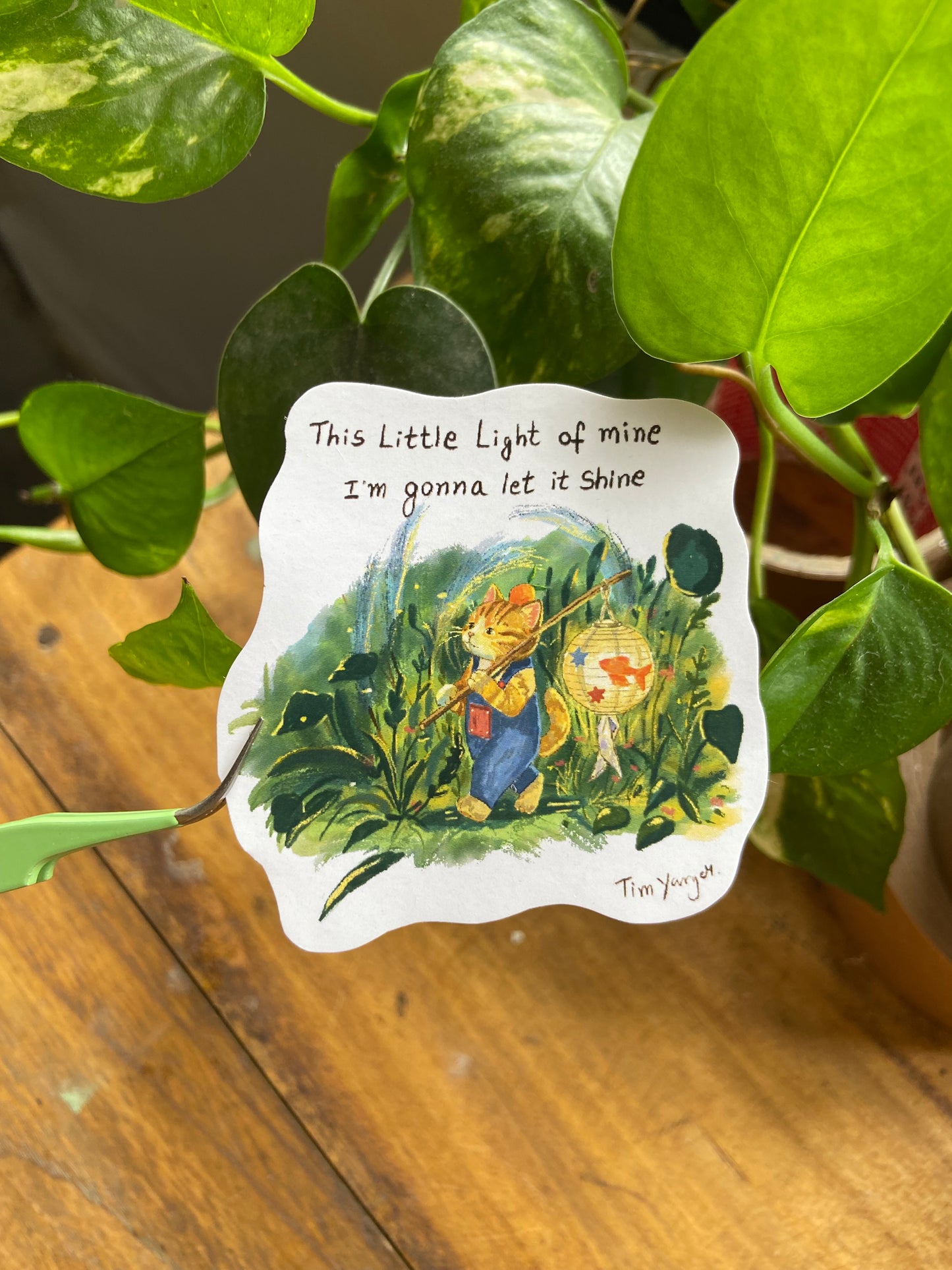 Lost cat stickers set