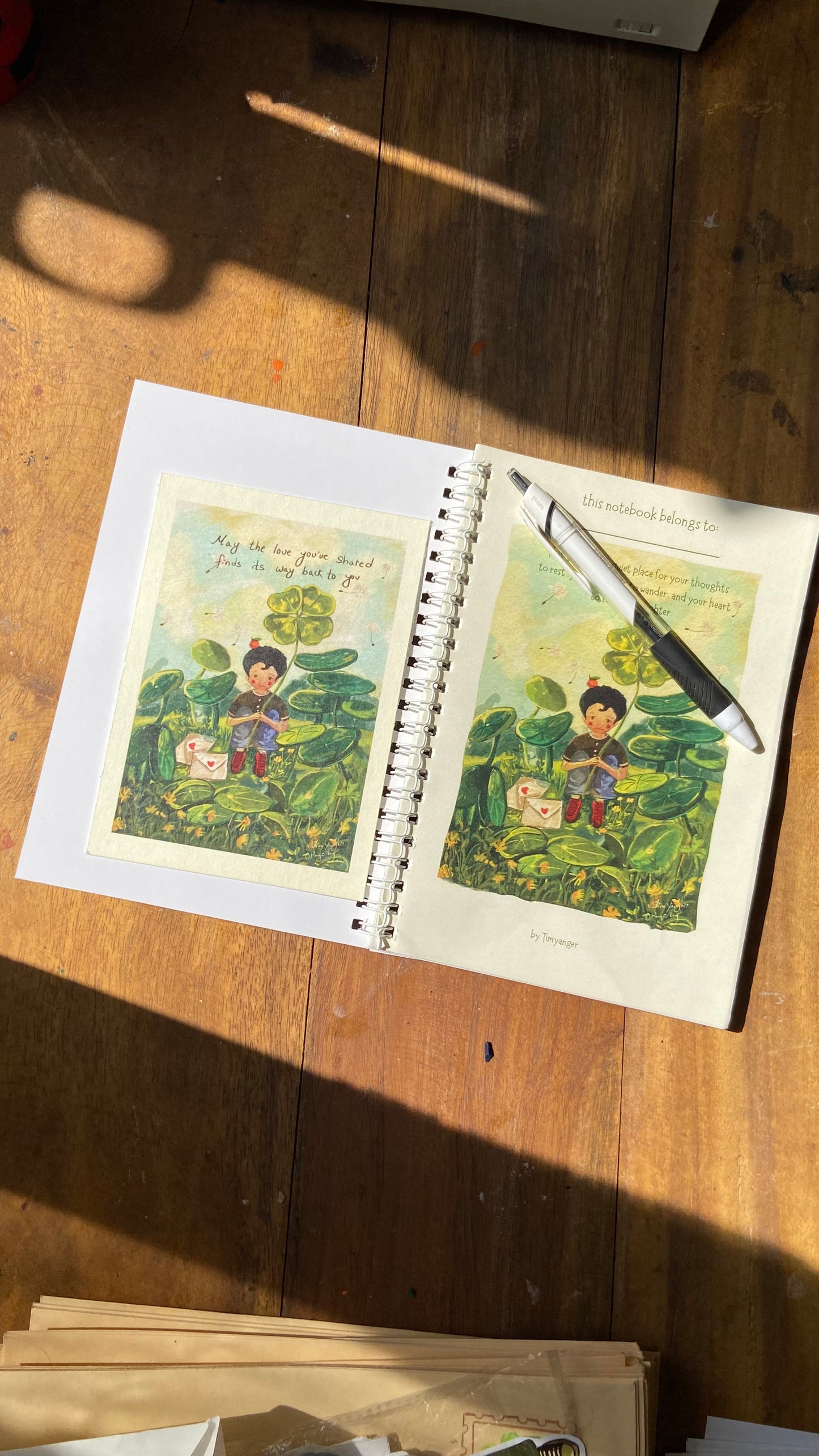 Wanderer Orange boy notebook