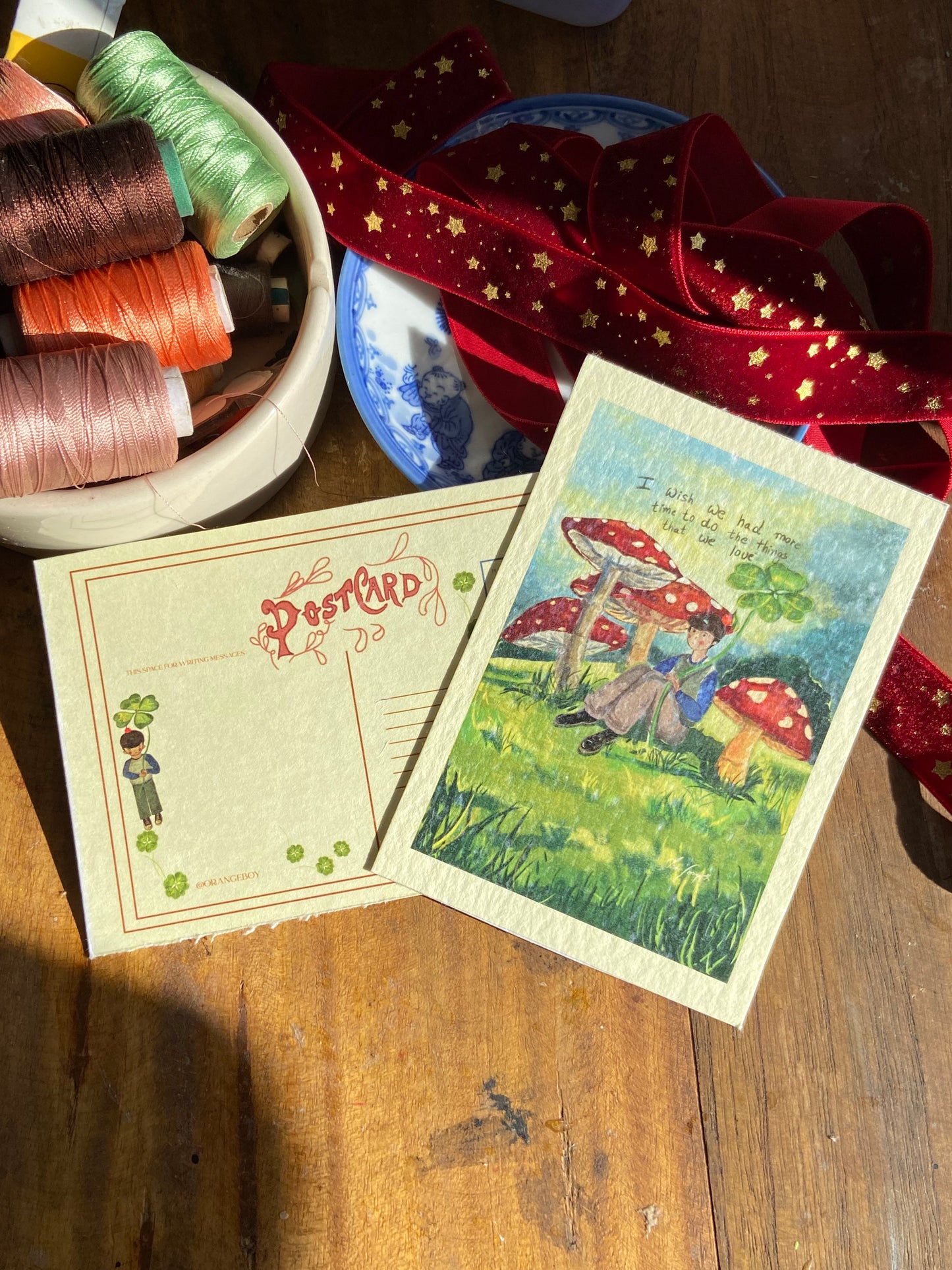 Wish we had more time Postcard