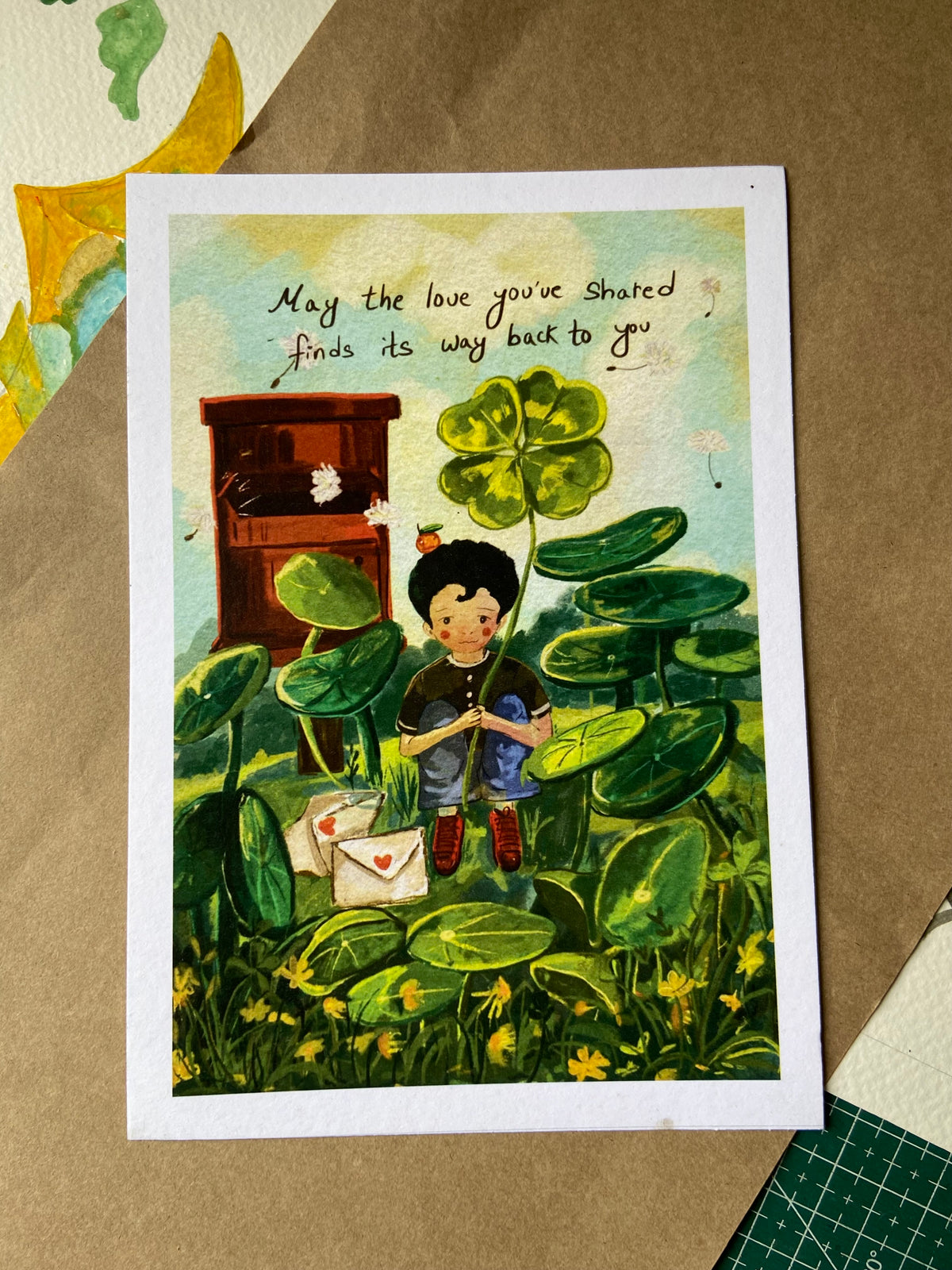 Letters to unknown 5x7 print