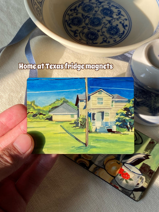Texas Home fridge magnet