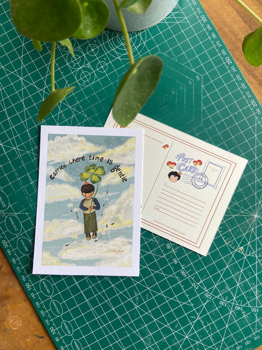 Where time is gentle postacard